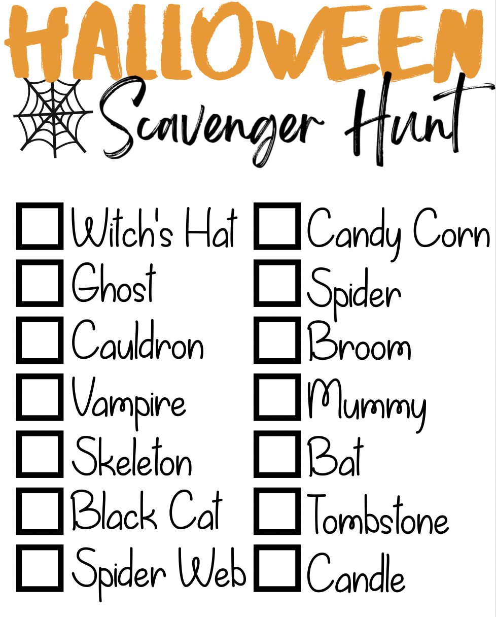 7 Insanely Fun Printable Fall Scavenger Hunt For Kids