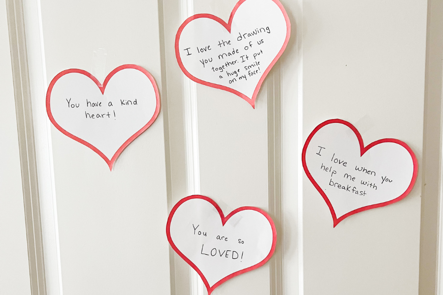 Valentines Door Hearts - A Simple, Yet Meaningful Valentine's Day ...