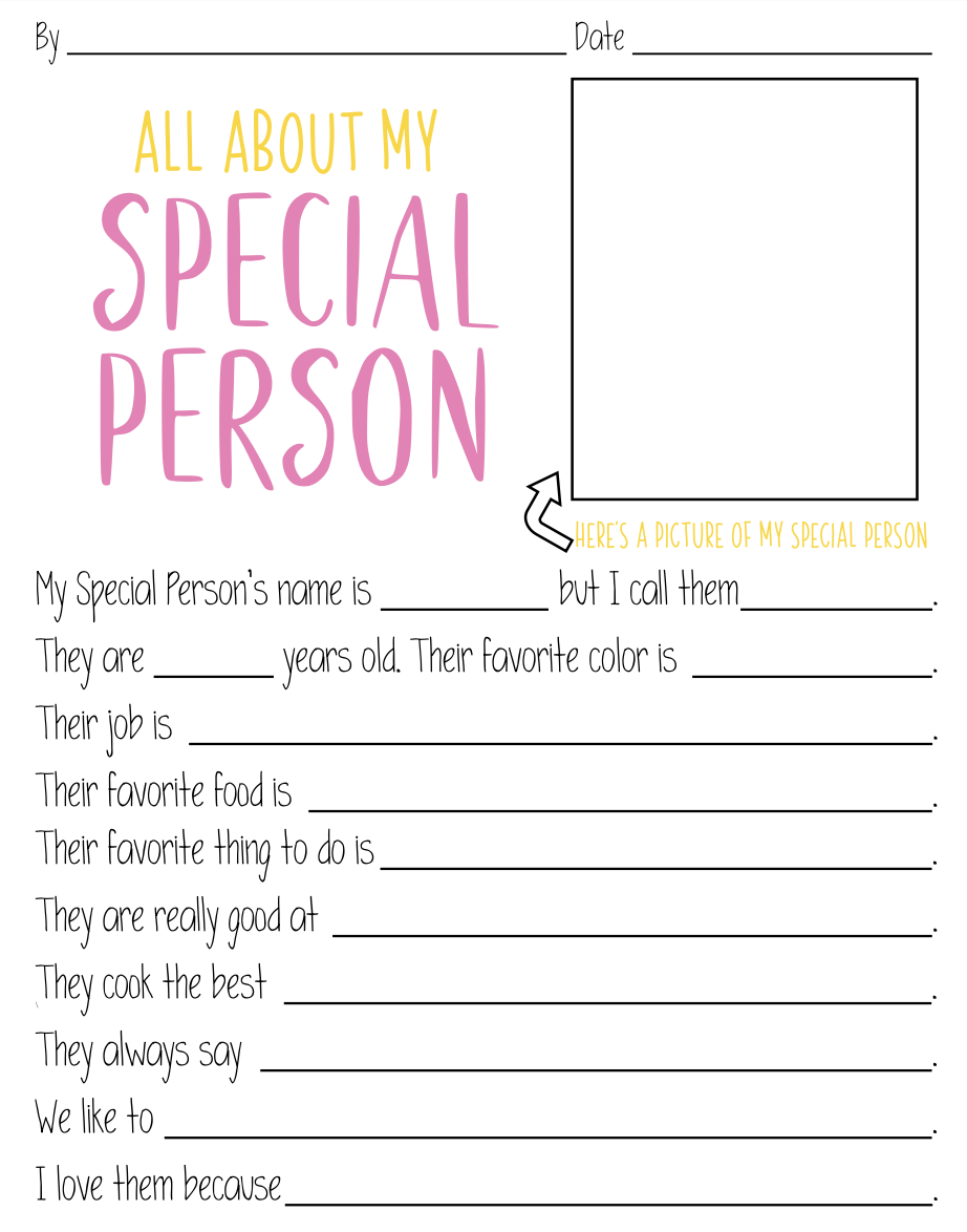 Best Free Printable Mother's Day Questionnaire For Kids - All About My ...