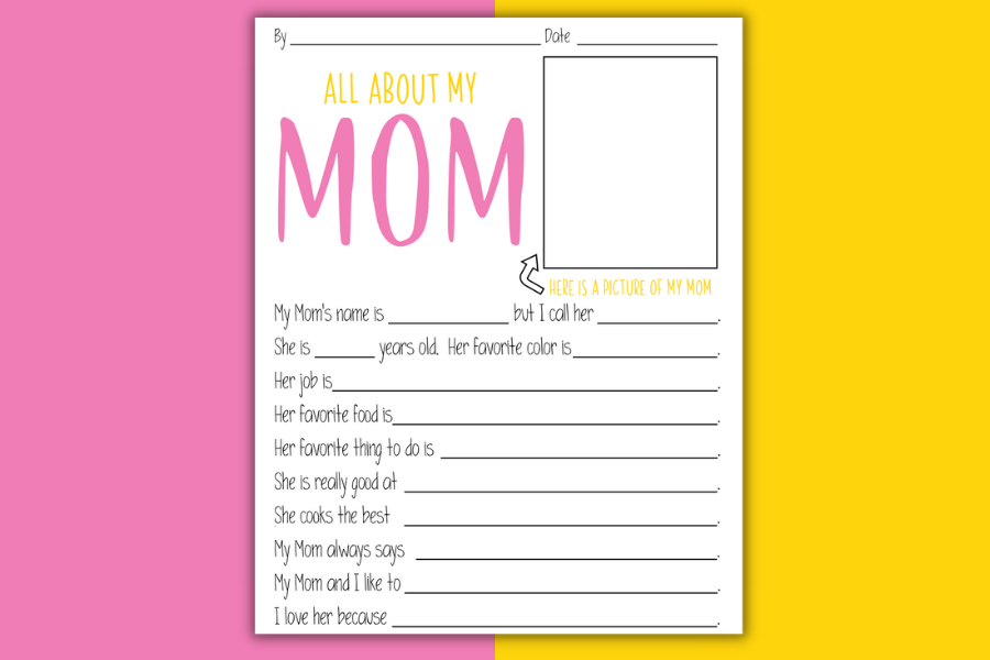 best-free-printable-mother-s-day-questionnaire-for-kids-all-about-my-mom for Free Printable Mother S Day Questionnaire For Preschoolers Best Free Printable Mother's Day Questionnaire For Kids - All About My Mom - for Free Printable Mother S Day Questionnaire For Preschoolers