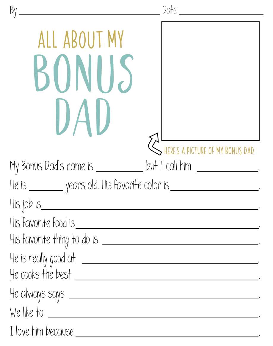 FREE All About My Dad Printable Questionnaire Perfect For Father s Day