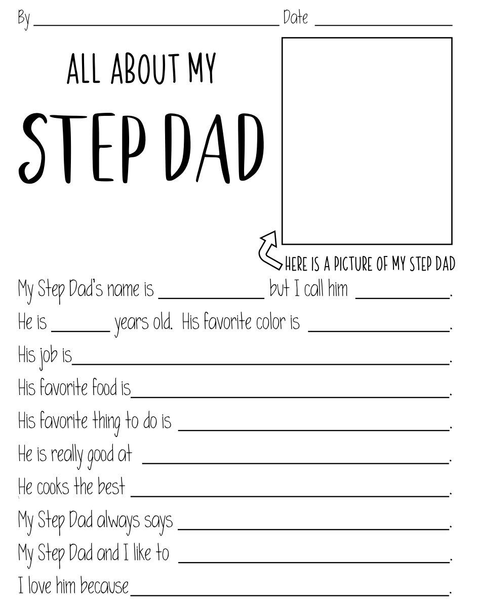 FREE All About My Dad Printable Questionnaire Perfect For Father's Day