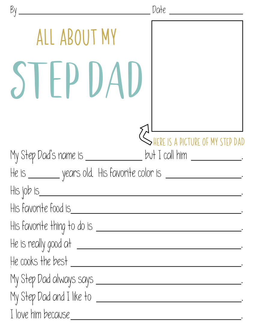 FREE All About My Dad Printable Questionnaire Perfect For Father s Day