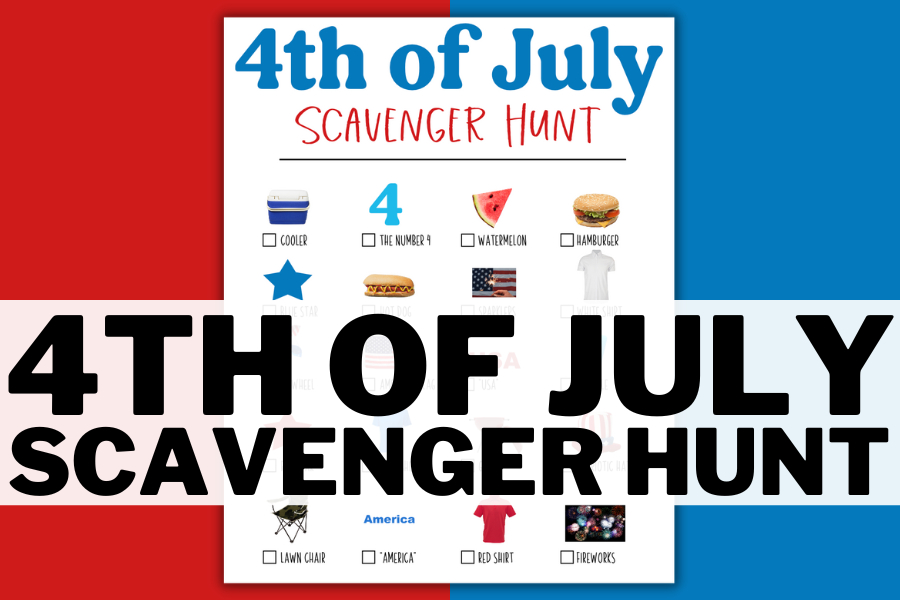 Free Printable Patriotic Scavenger Hunt Game