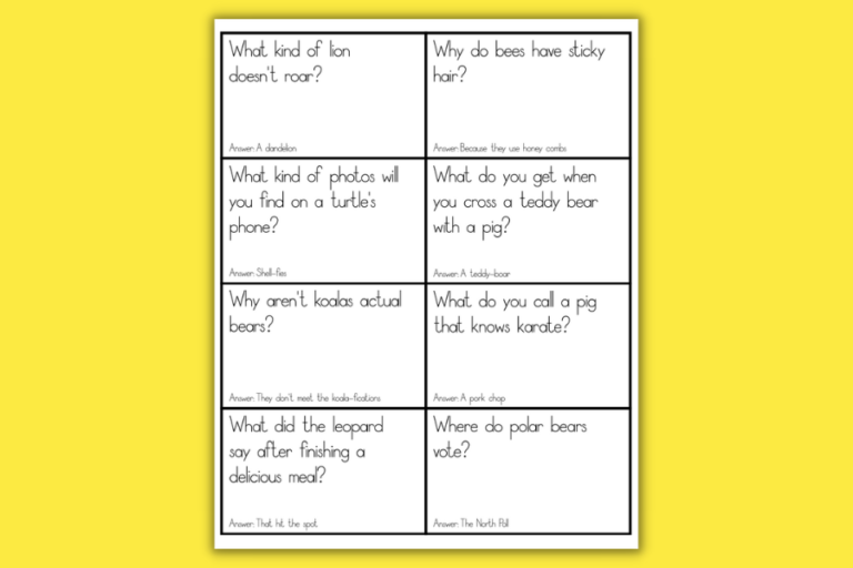 240+ Free Printable Kid Lunch Jokes To Put In Your Child's Lunchbox For 