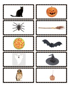 Halloween Charades Card Game (Free Printable)